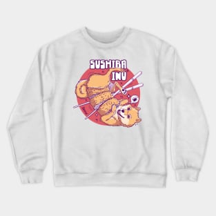 Shiba inu sushi pun Sushiba inu Crewneck Sweatshirt